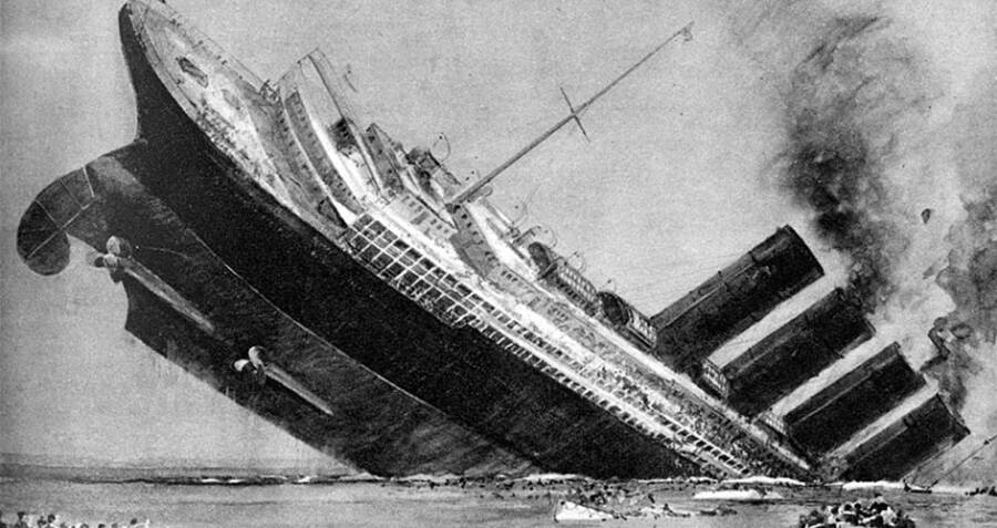 rms lusitania sinking simulation